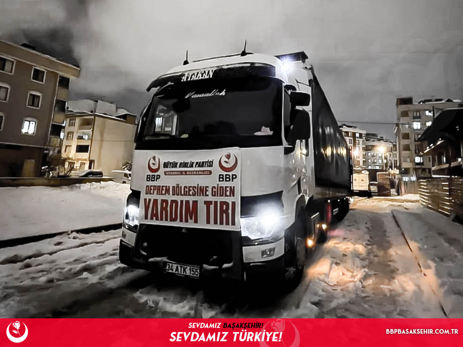 Yardım tırlarımız sizlerin desteğiyle bir bir yola çıkıyor.