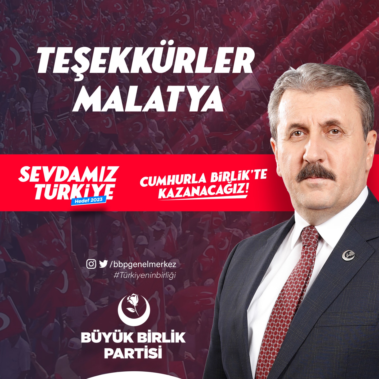 Malatya Mitingimiz Büyük Bir Çoşku ile Gerçekleşti. Teşekkürler Malatya!